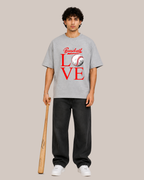Base Ball Love Oversized