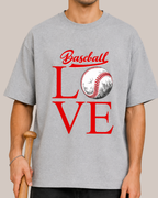 Base Ball Love Oversized